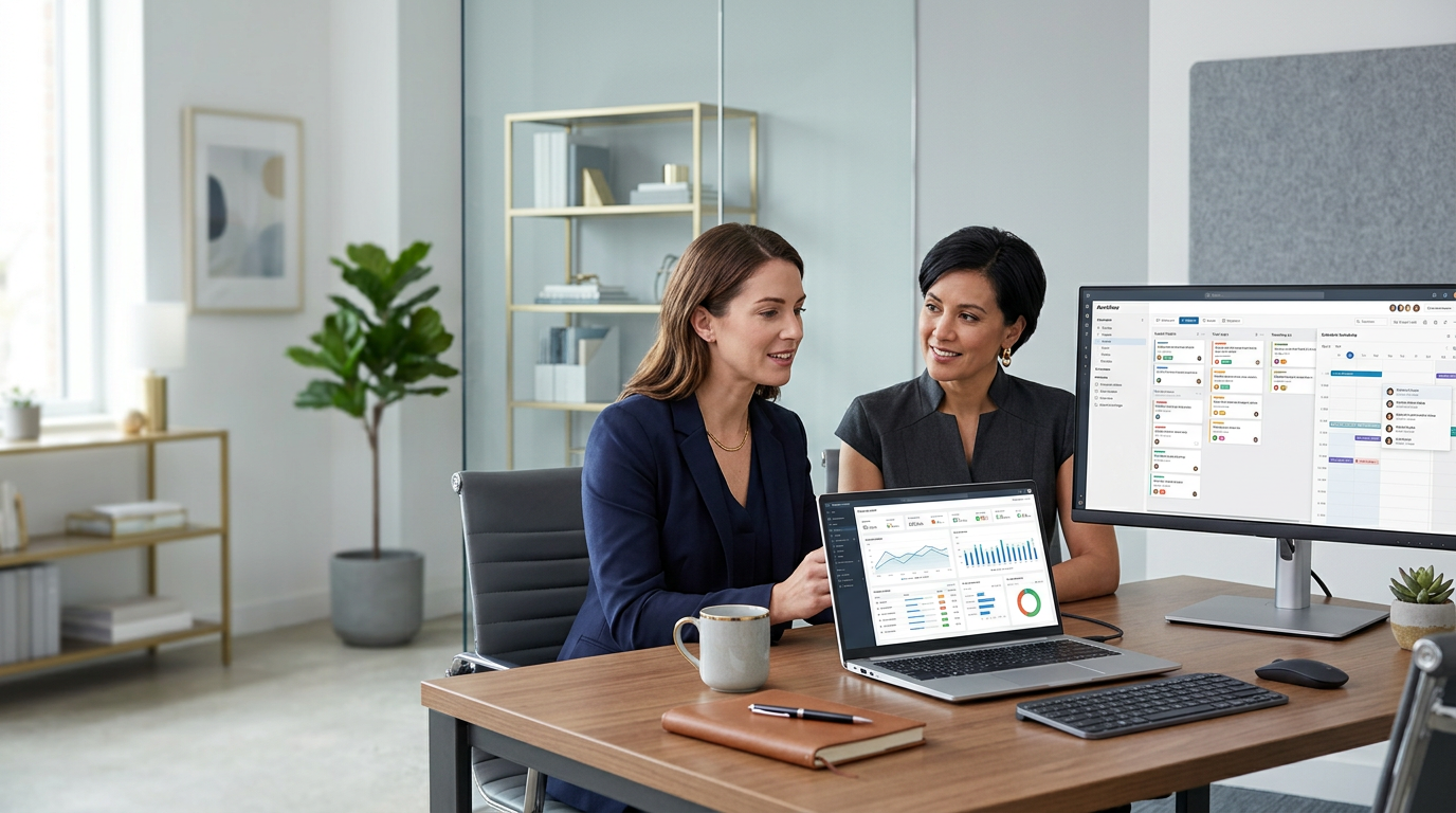 Automation and operations team in a systems-focused workspace